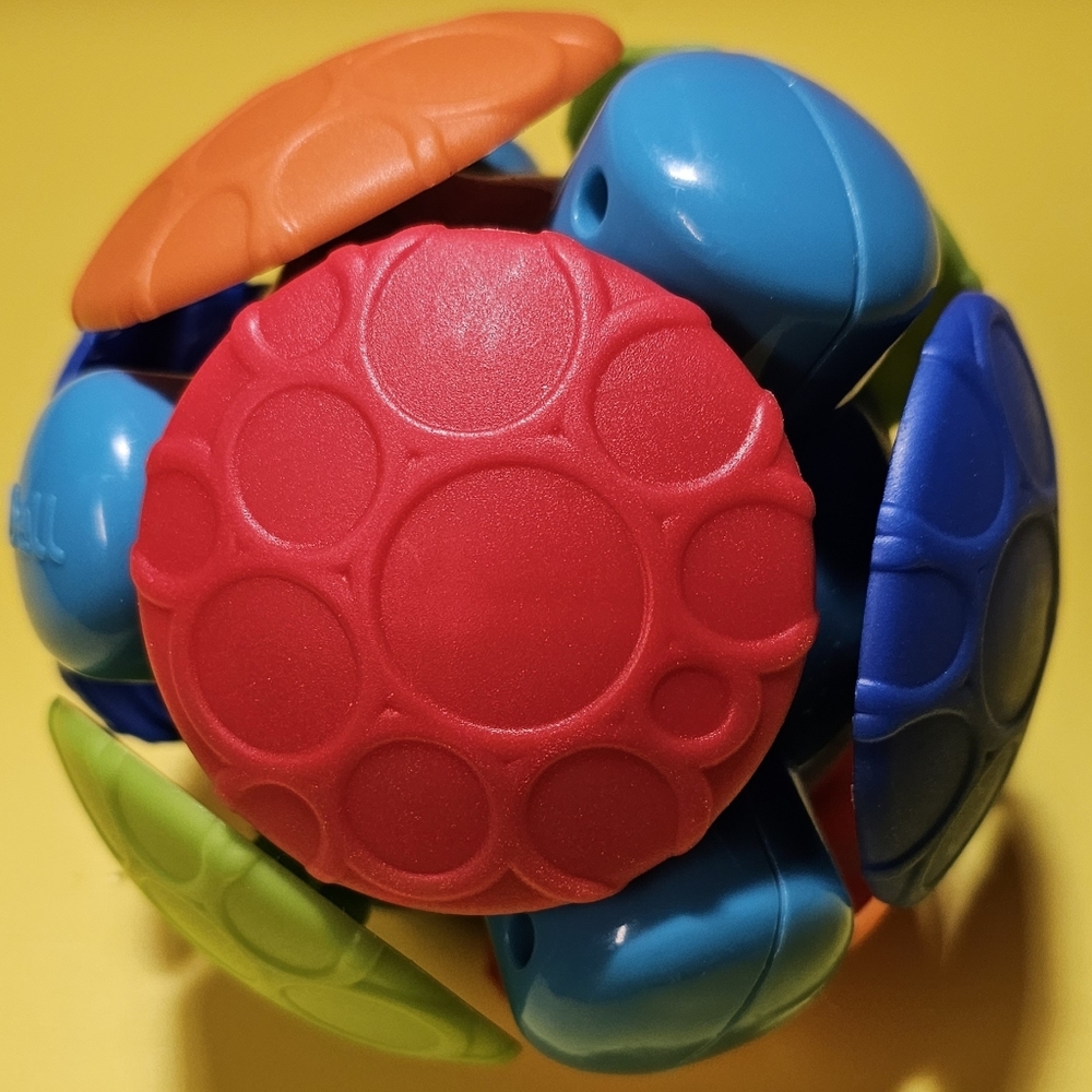 OBALL Wobble Bobble Ball o ball Infant Toy w/ Sound Motion Sensory Musical Vibe